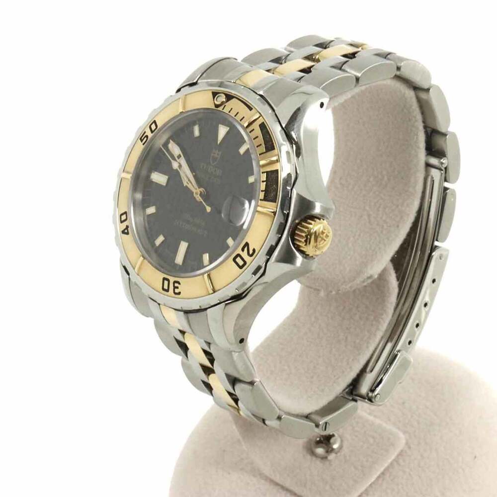 Tudor Hydronaut 85193P Boys' Watch, Black/YG Yellow Gold, Automatic Movement